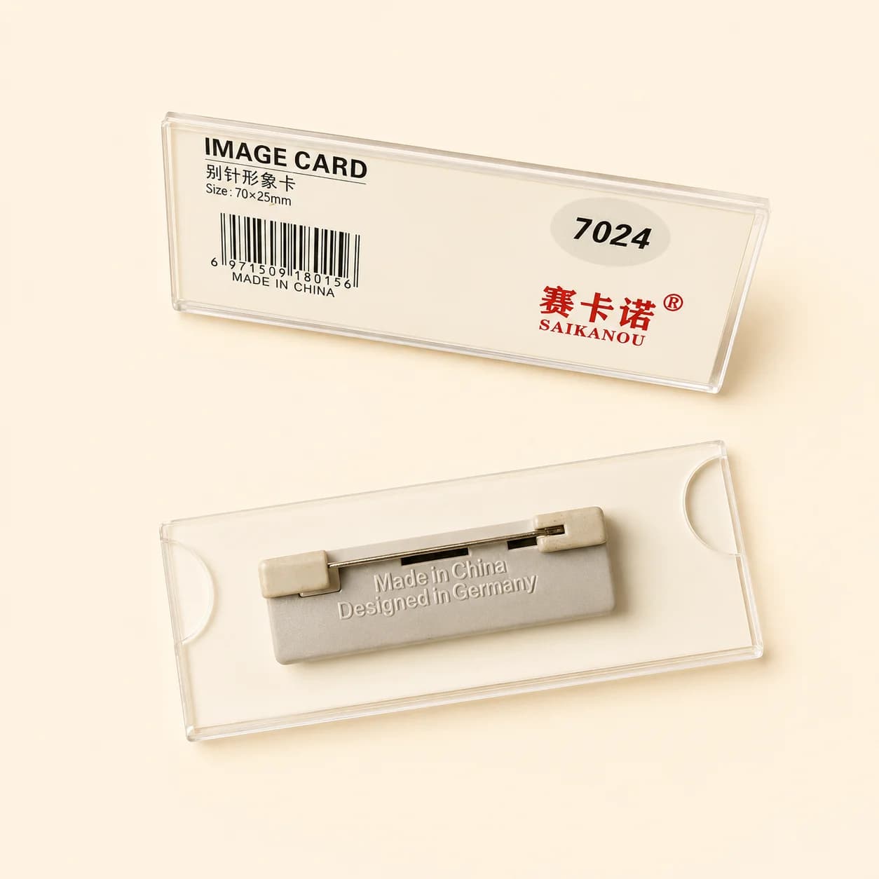 Acrylic Sandwitch Name Badge