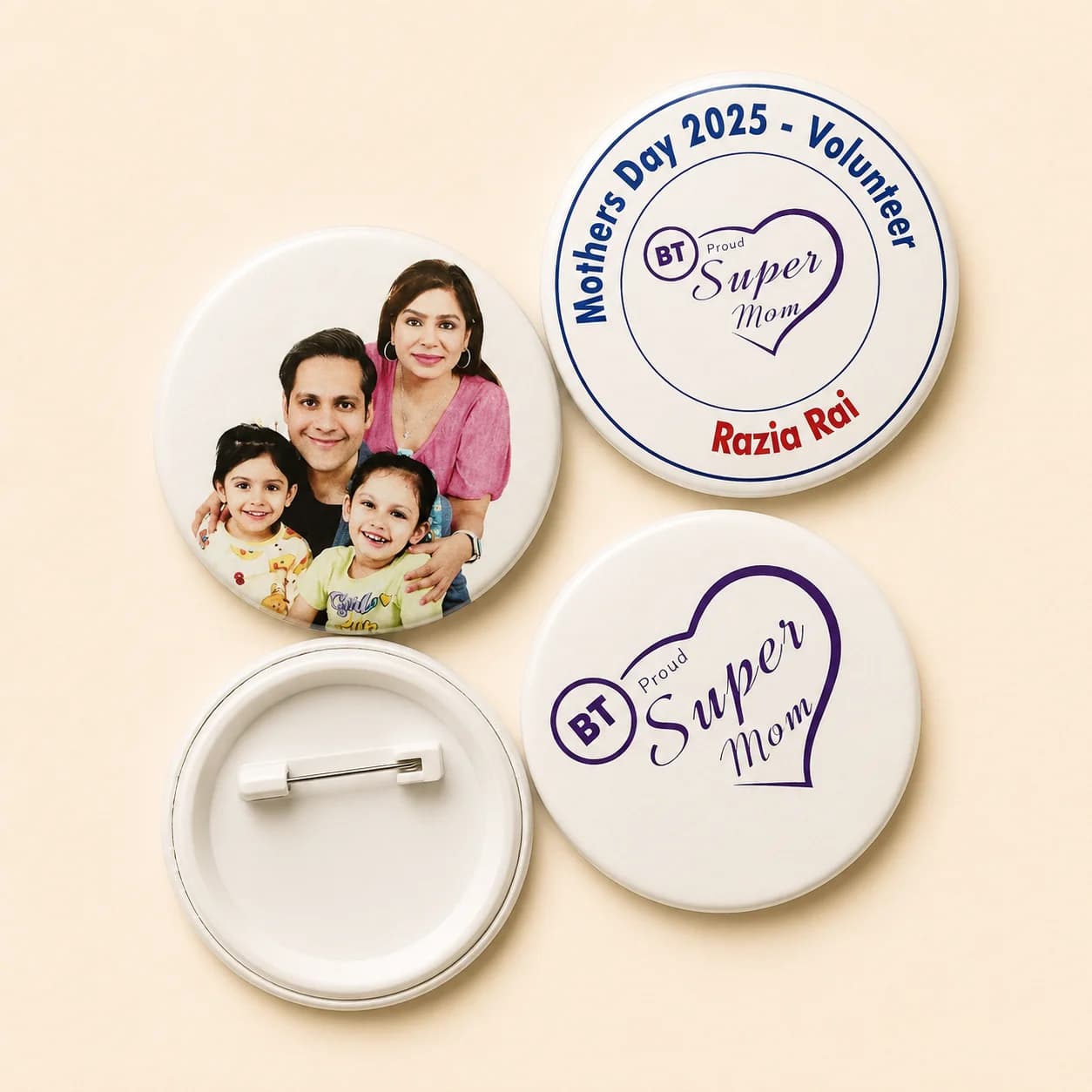 Round Button Badge